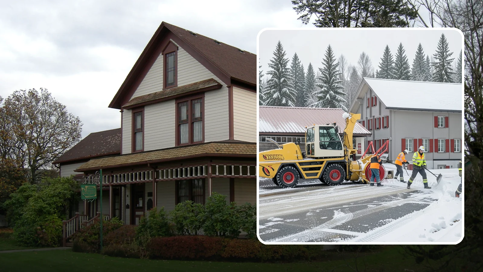 Restaurant Snow Removal in Sumner, Pierce County, WA - Keep diners and delivery drivers moving safely by clearing your restaurant's lot, entrance, and patio during winter weather.