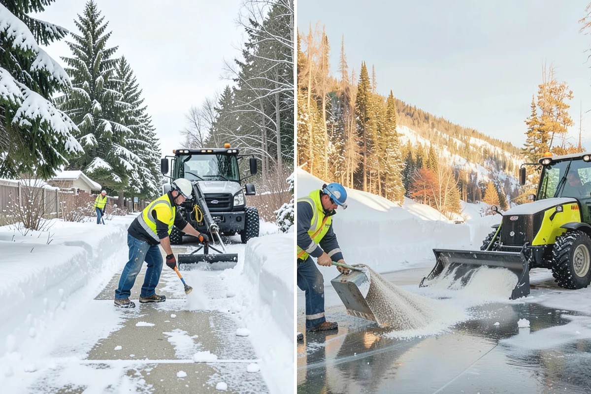 Restaurant Snow Removal in Sumner, Pierce County, WA - Identify guest entrances, patio areas, and delivery access