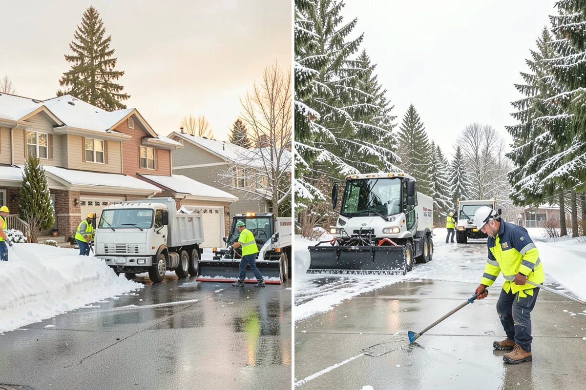 Restaurant Snow Removal in Tacoma, Pierce County, WA - Identify guest entrances, patio areas, and delivery access
