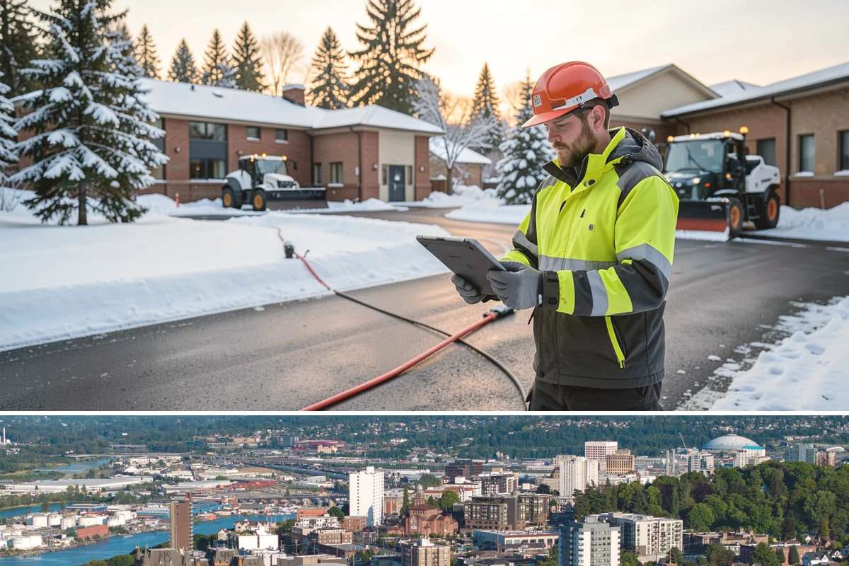 Restaurant Snow Removal in Tacoma, Pierce County, WA - Restaurants need attentive service during December and January evenings when cold nights ice over front walks right at dinner...