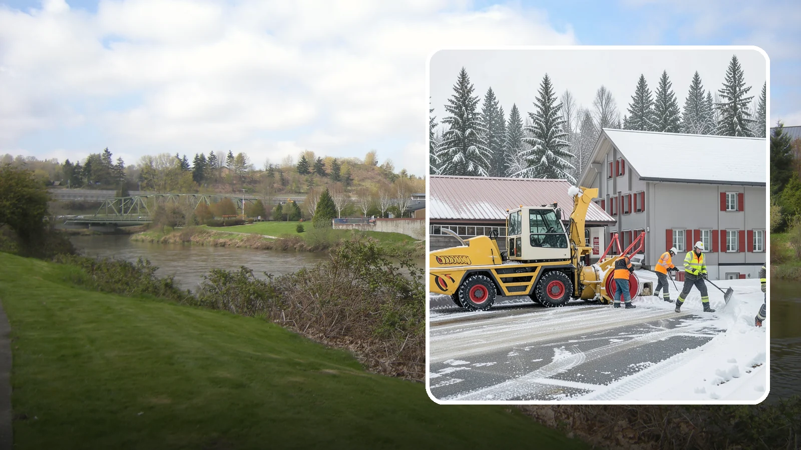 Restaurant Snow Removal in Tukwila, King County, WA - Keep diners and delivery drivers moving safely by clearing your restaurant's lot, entrance, and patio during winter weather.