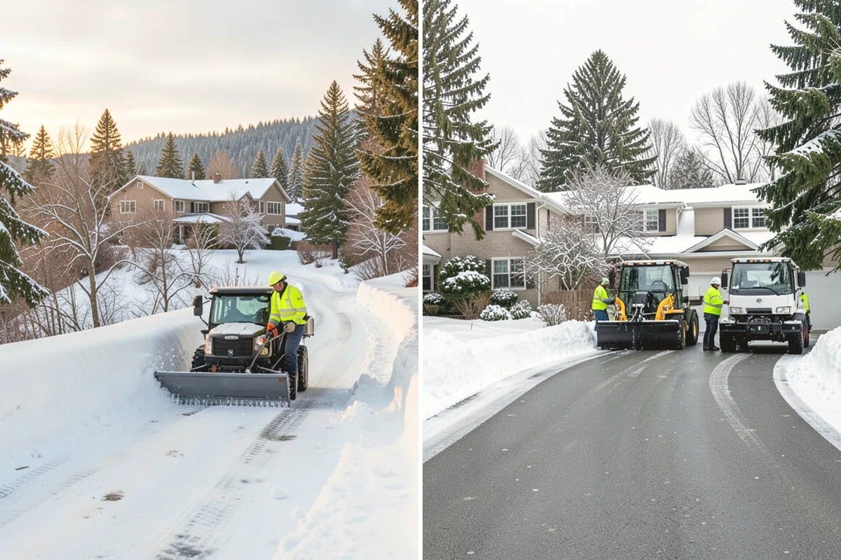 Restaurant Snow Removal in Tukwila, King County, WA - Identify guest entrances, patio areas, and delivery access