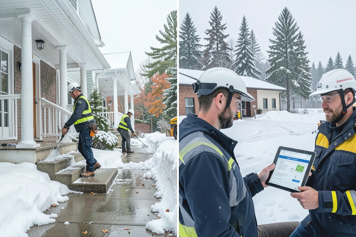 Restaurant Snow Removal in Wilkeson, Pierce County, WA - Identify guest entrances, patio areas, and delivery access