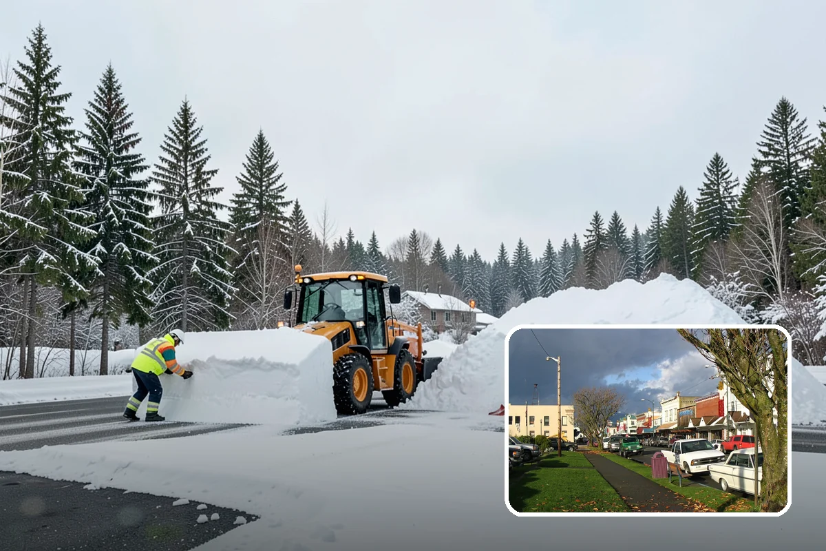 Retail Parking Lot Snow Removal in Arlington, Snohomish County, WA - Cleared lots that keep shoppers coming during storms