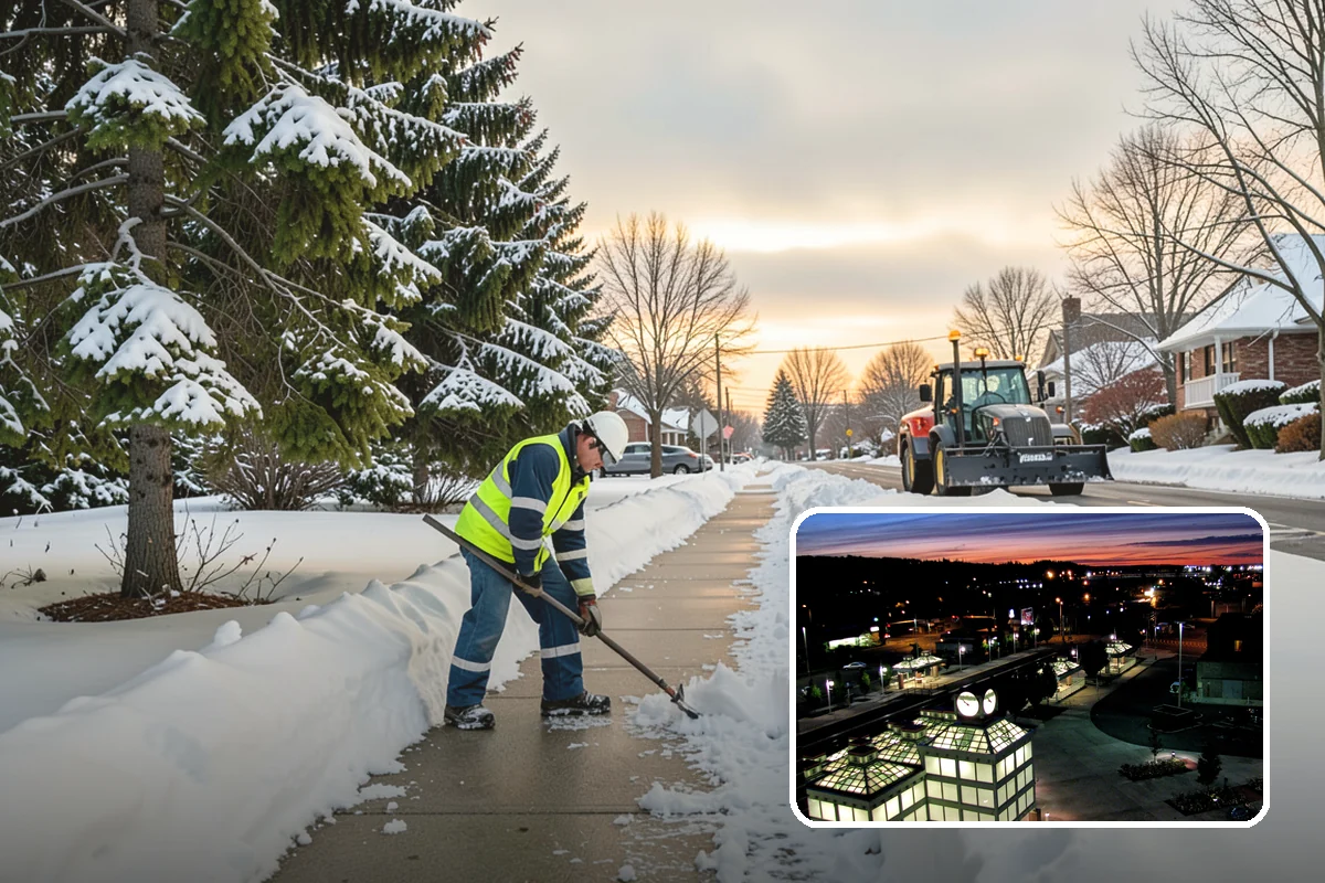 Retail Parking Lot Snow Removal in Auburn, King County, WA - Cleared lots that keep shoppers coming during storms