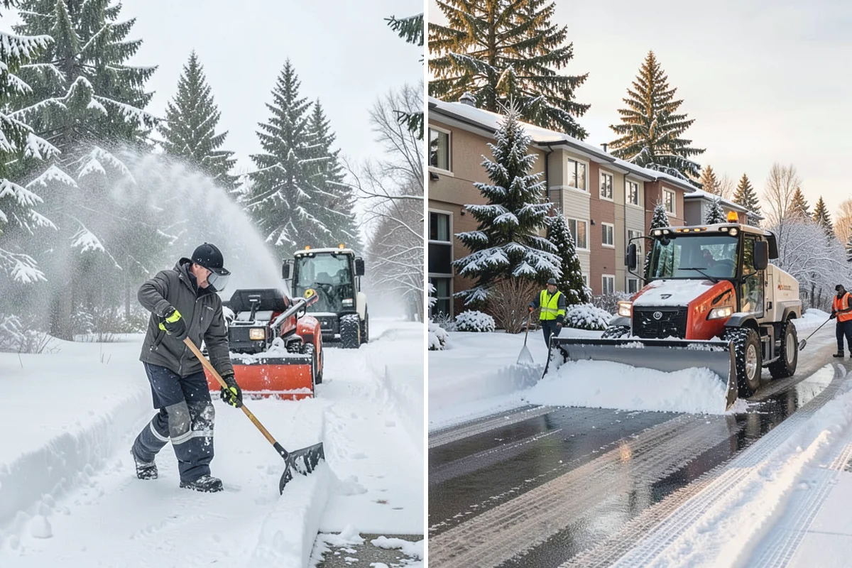 Retail Parking Lot Snow Removal in Auburn, King County, WA - Review store hours, high-traffic zones, and cart return areas