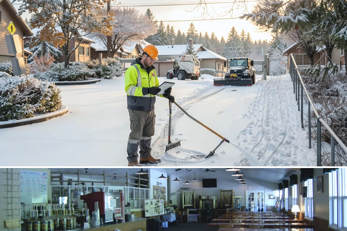 Retail Parking Lot Snow Removal in Black Diamond, King County, WA - Retail lots face the highest exposure during the December holiday shopping season when cold snaps collide with peak customer...