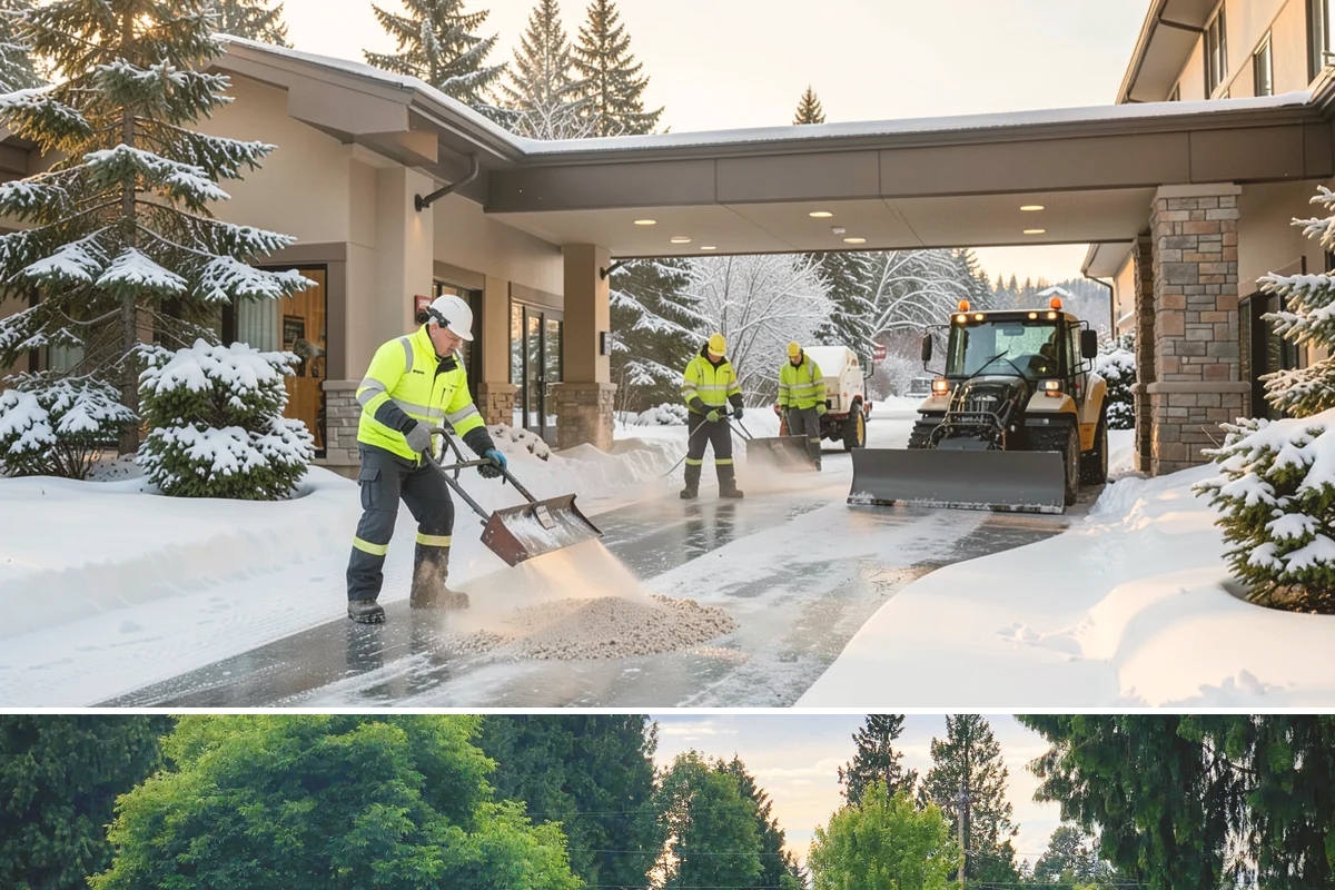 Retail Parking Lot Snow Removal in Bonney Lake, Pierce County, WA - Retail lots face the highest exposure during the December holiday shopping season when cold snaps collide with peak customer...