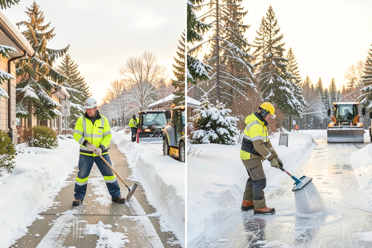 Retail Parking Lot Snow Removal in Burlington, Skagit County, WA - Review store hours, high-traffic zones, and cart return areas