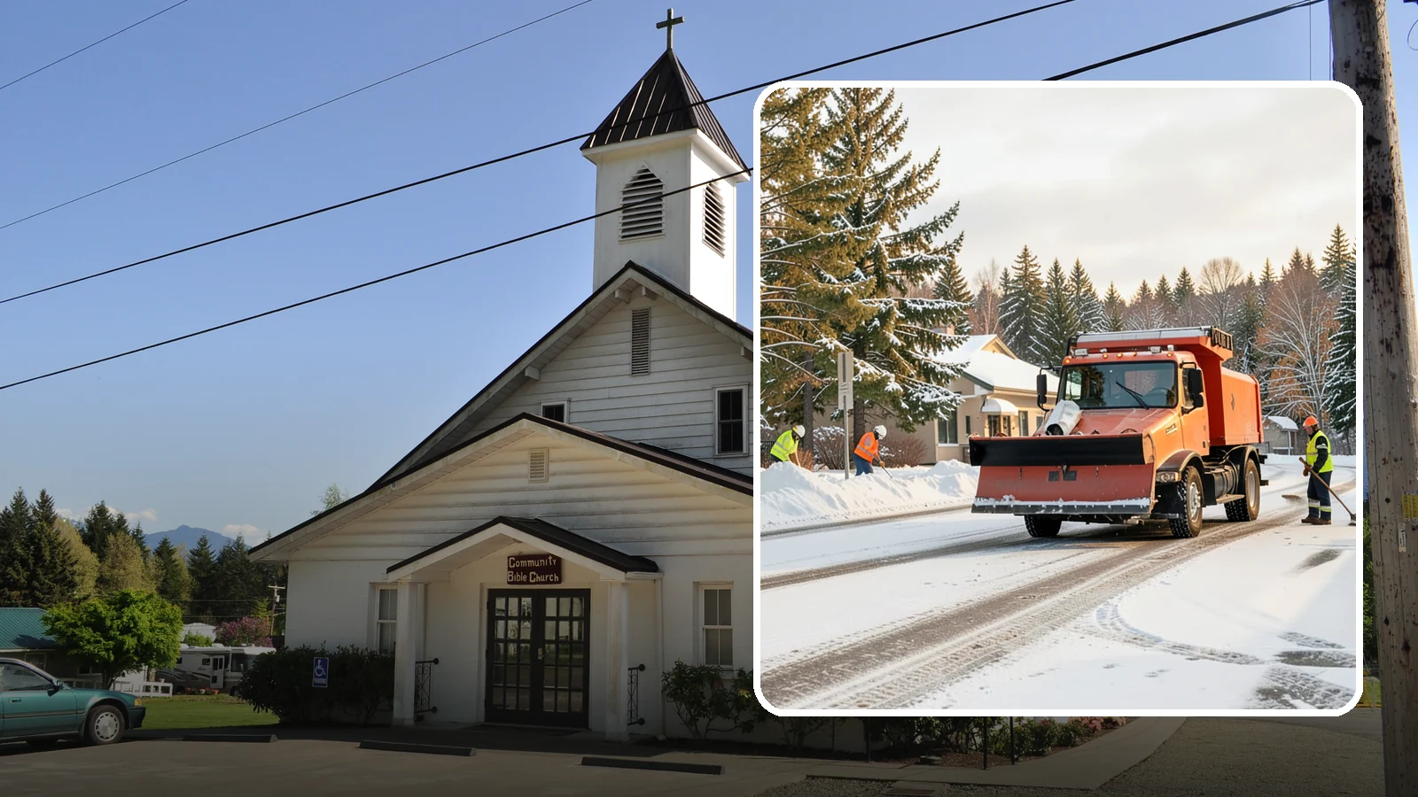 Retail Parking Lot Snow Removal in Concrete, Skagit County, WA - Protect foot traffic and sales by keeping your retail parking lot cleared and safe through every Western Washington winter...