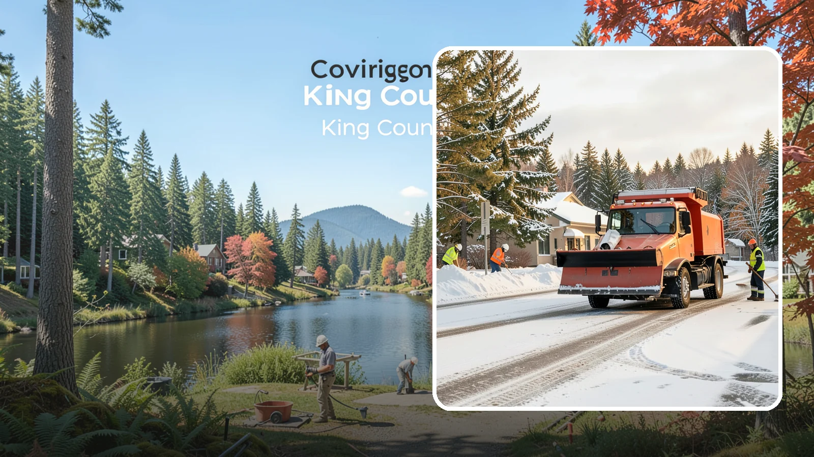 Retail Parking Lot Snow Removal in Covington, King County, WA - Protect foot traffic and sales by keeping your retail parking lot cleared and safe through every Western Washington winter...