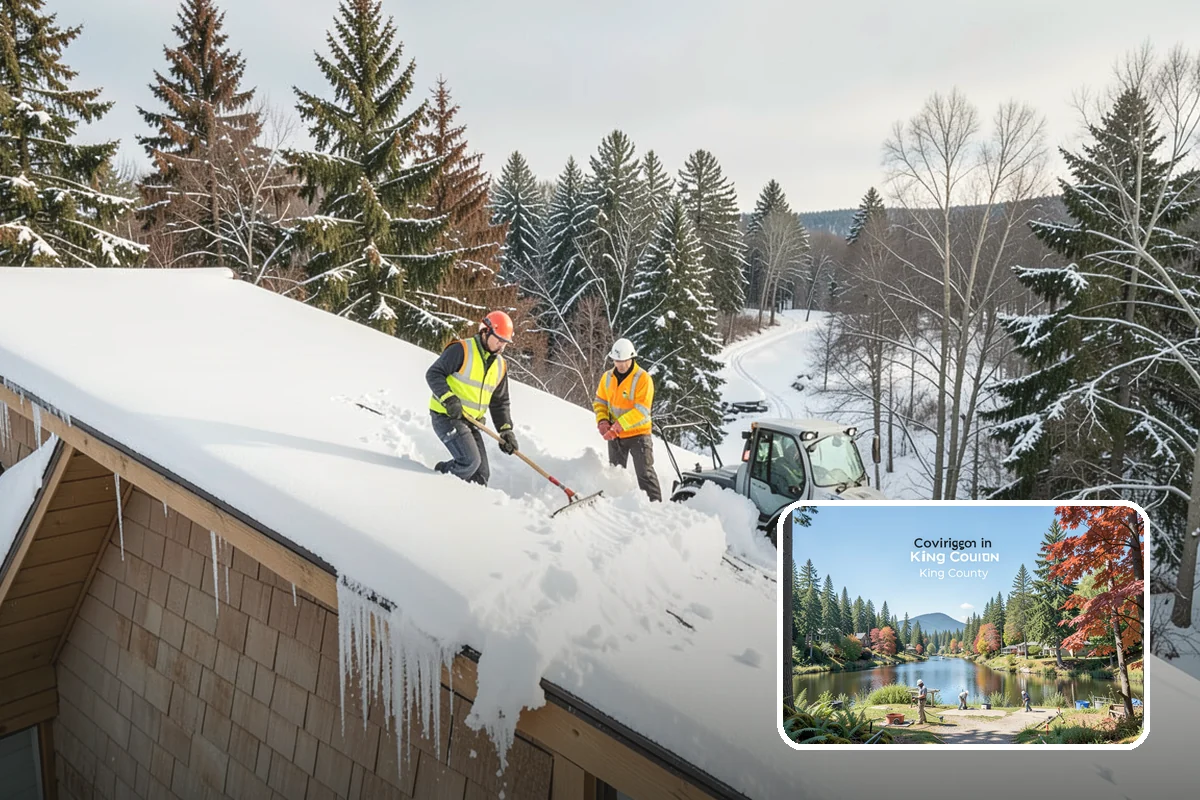 Retail Parking Lot Snow Removal in Covington, King County, WA - Cleared lots that keep shoppers coming during storms