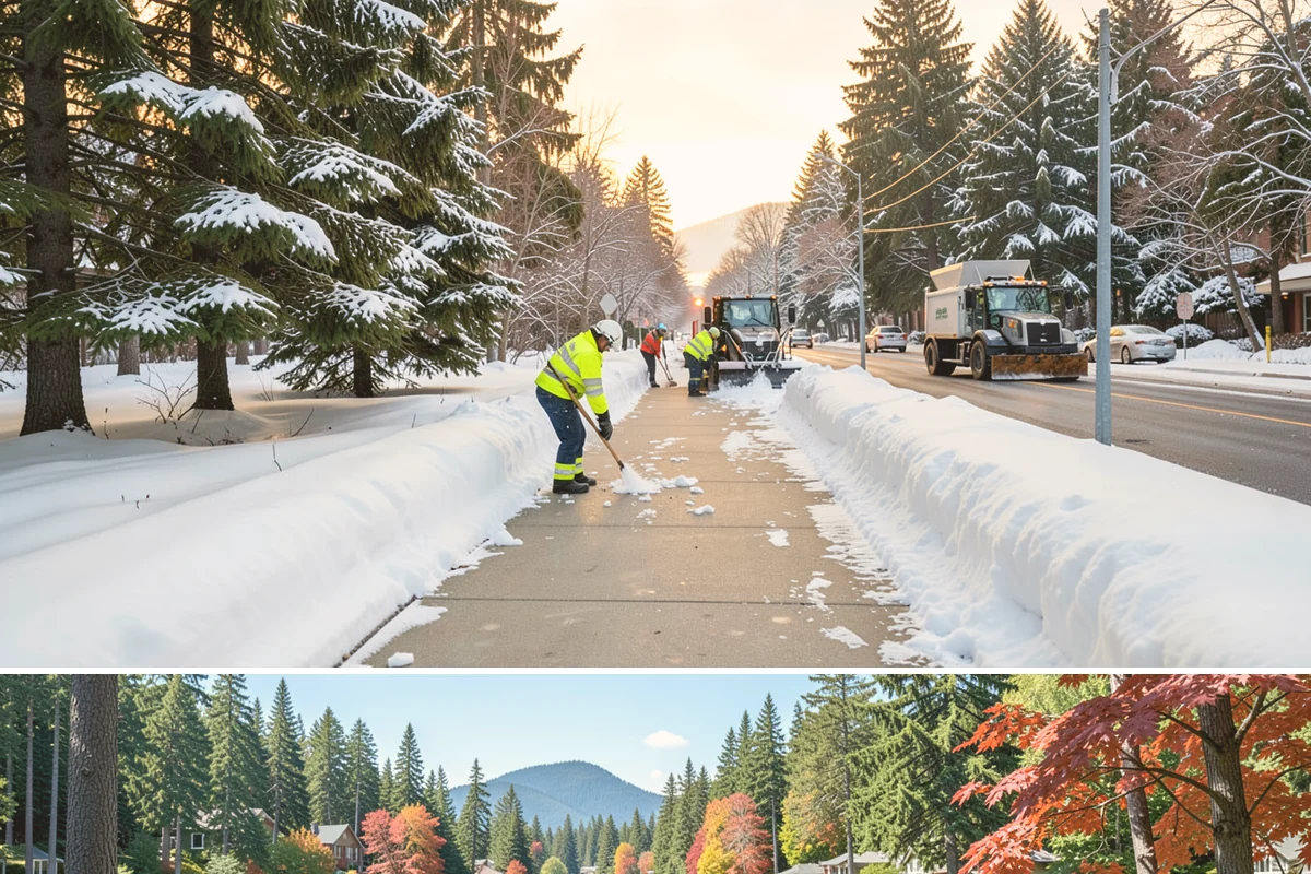 Retail Parking Lot Snow Removal in Covington, King County, WA - Retail lots face the highest exposure during the December holiday shopping season when cold snaps collide with peak customer...