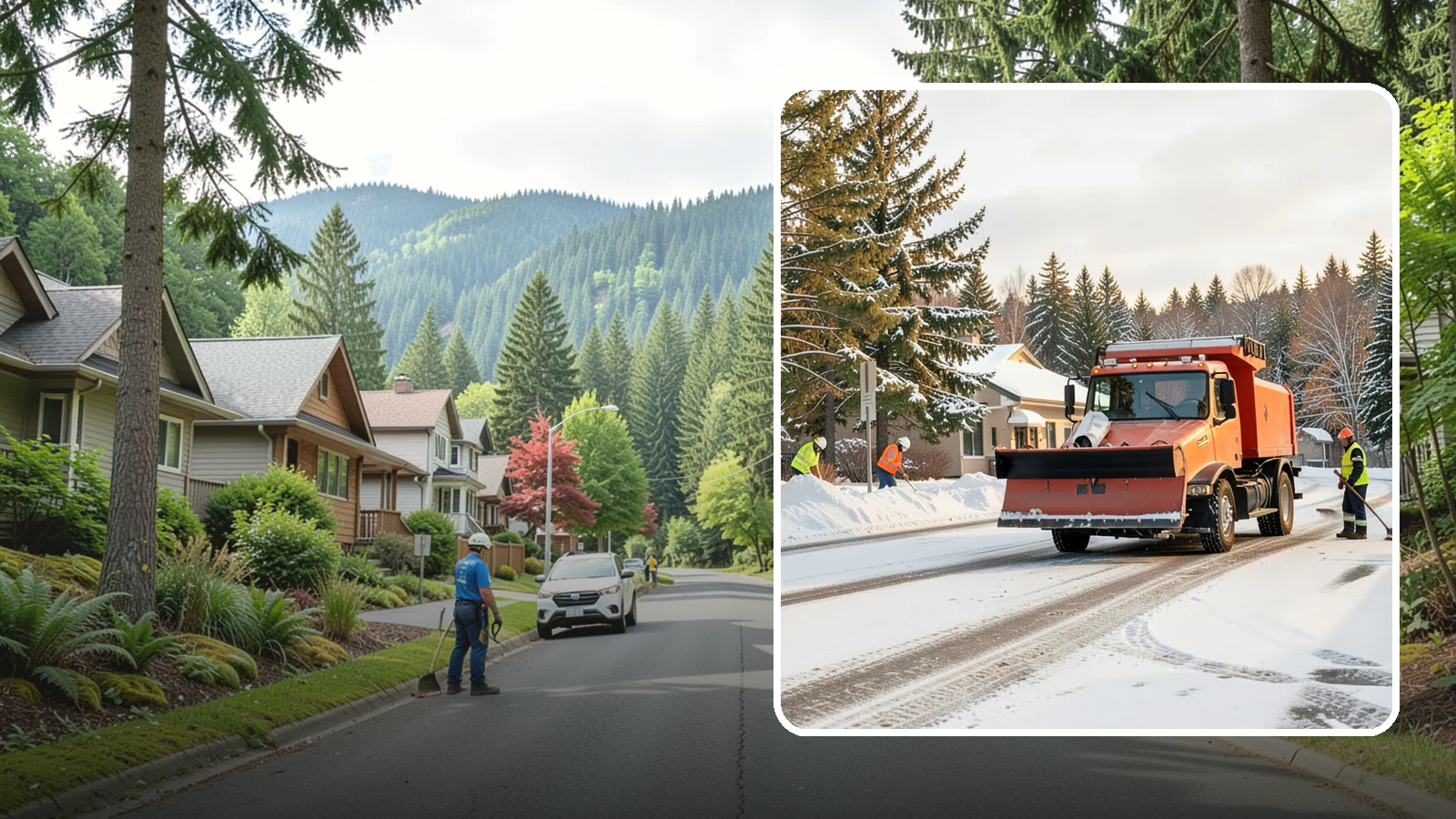 Retail Parking Lot Snow Removal in Darrington, Snohomish County, WA - Protect foot traffic and sales by keeping your retail parking lot cleared and safe through every Western Washington winter...