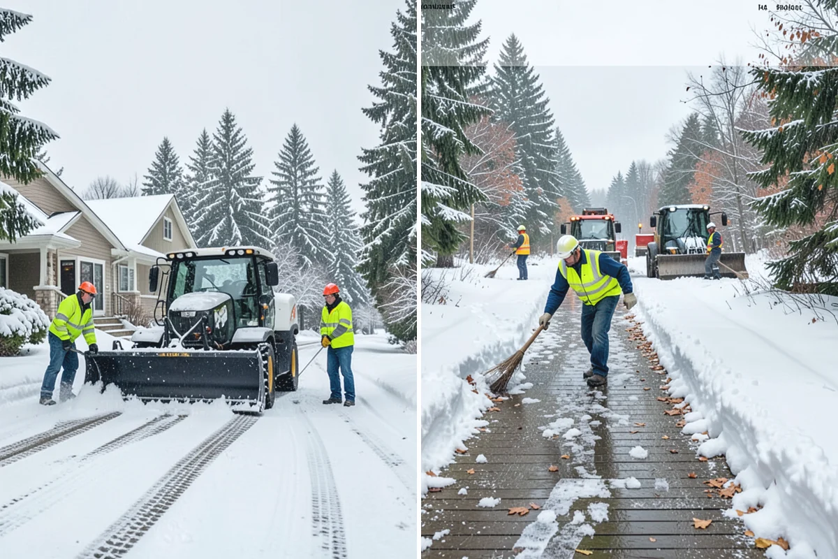 Retail Parking Lot Snow Removal in Darrington, Snohomish County, WA - Review store hours, high-traffic zones, and cart return areas
