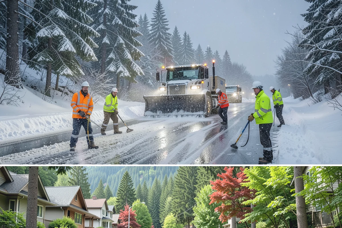 Retail Parking Lot Snow Removal in Darrington, Snohomish County, WA - Retail lots face the highest exposure during the December holiday shopping season when cold snaps collide with peak customer...