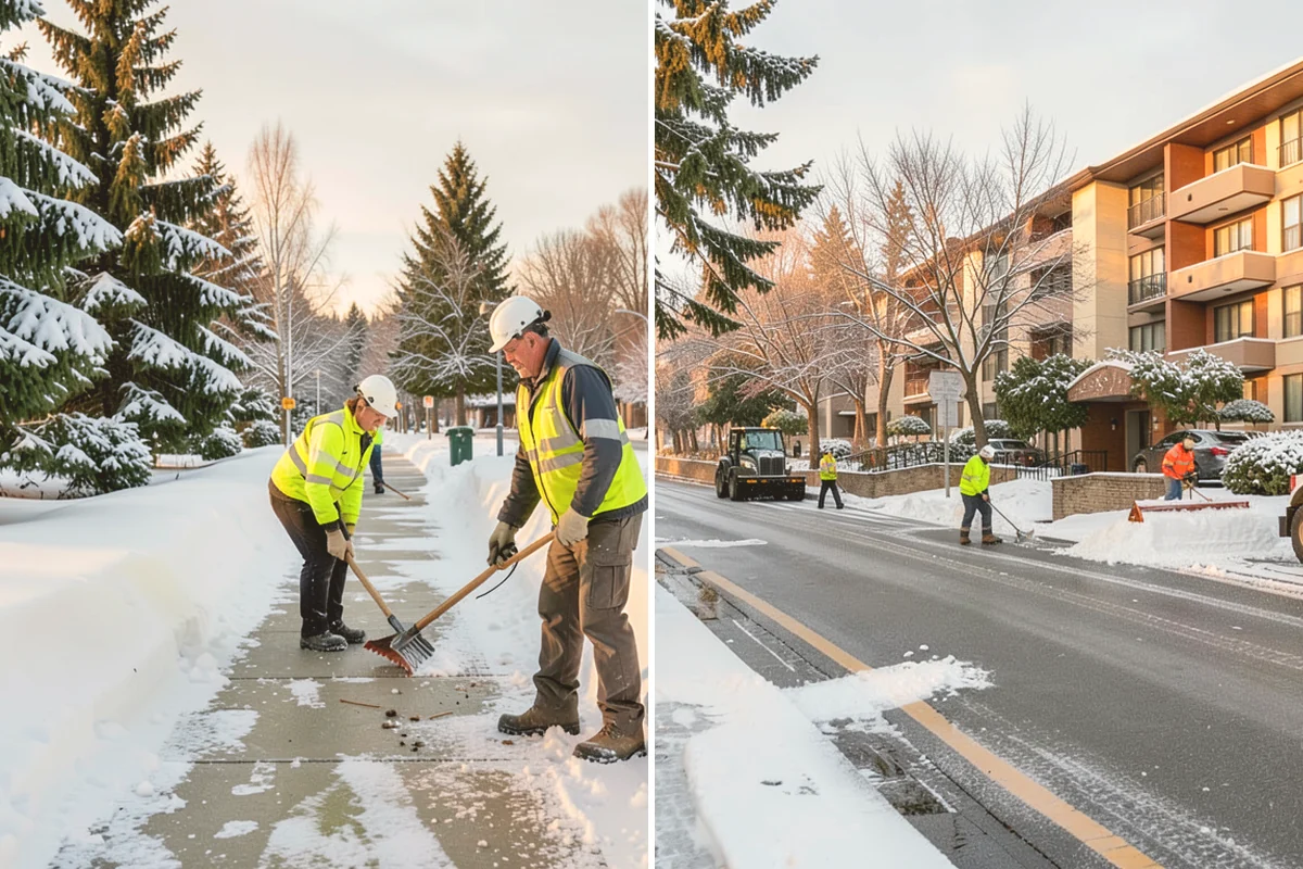 Retail Parking Lot Snow Removal in Eatonville, Pierce County, WA - Review store hours, high-traffic zones, and cart return areas