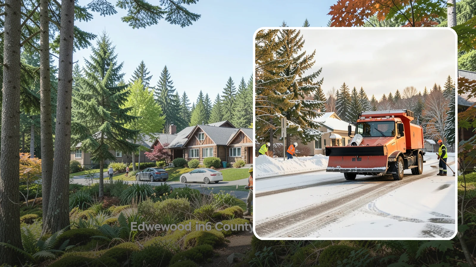 Retail Parking Lot Snow Removal in Edgewood, Pierce County, WA - Protect foot traffic and sales by keeping your retail parking lot cleared and safe through every Western Washington winter...