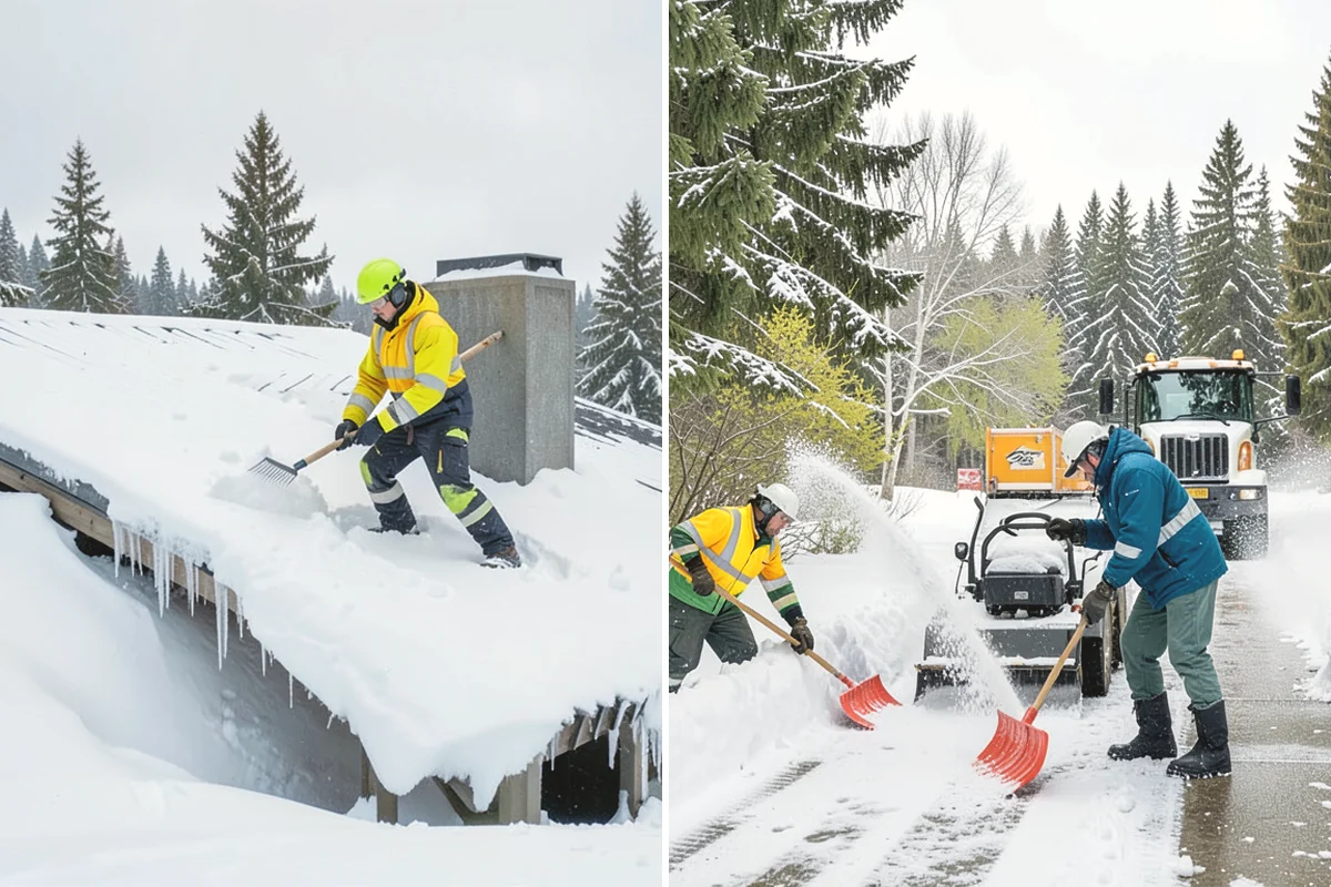 Retail Parking Lot Snow Removal in Edgewood, Pierce County, WA - Review store hours, high-traffic zones, and cart return areas