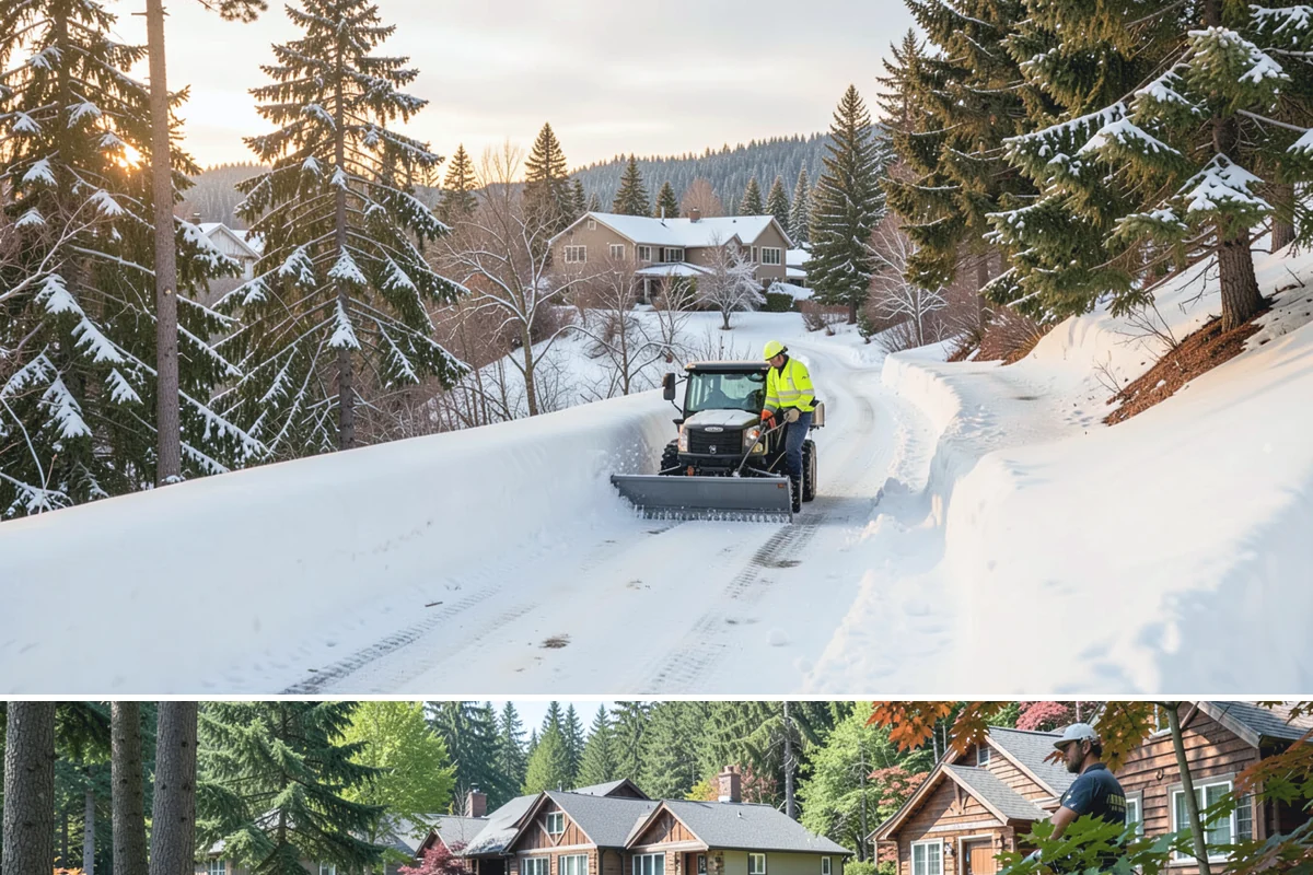 Retail Parking Lot Snow Removal in Edgewood, Pierce County, WA - Retail lots face the highest exposure during the December holiday shopping season when cold snaps collide with peak customer...