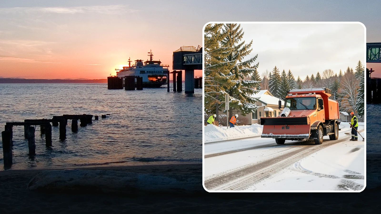 Retail Parking Lot Snow Removal in Edmonds, Snohomish County, WA - Protect foot traffic and sales by keeping your retail parking lot cleared and safe through every Western Washington winter...