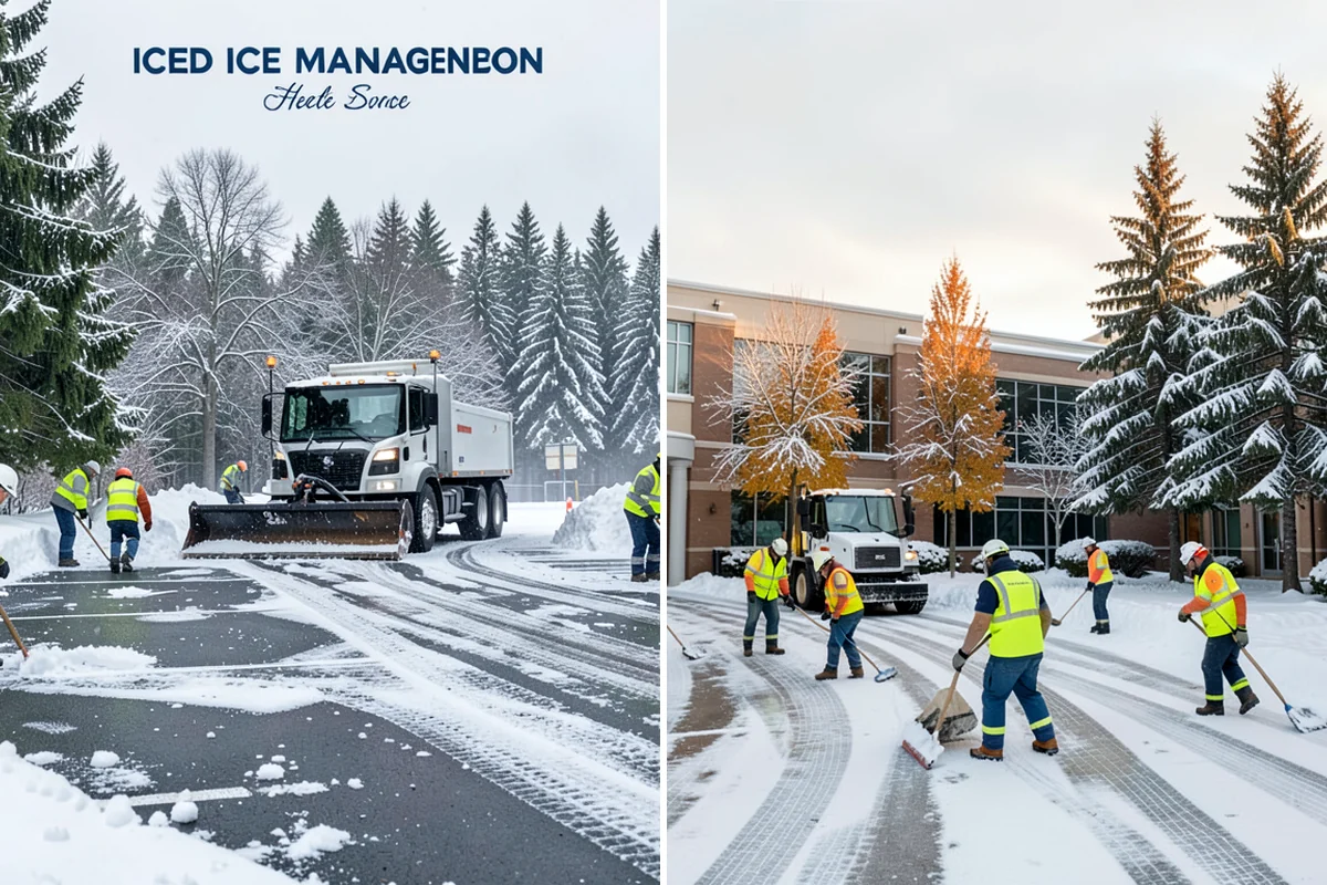 Retail Parking Lot Snow Removal in Enumclaw, King County, WA - Review store hours, high-traffic zones, and cart return areas