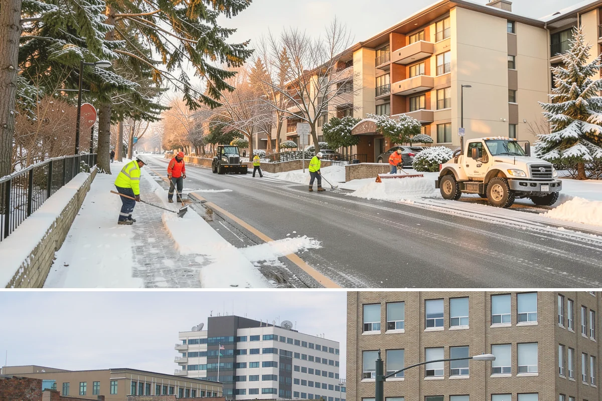 Retail Parking Lot Snow Removal in Everett, Snohomish County, WA - Retail lots face the highest exposure during the December holiday shopping season when cold snaps collide with peak customer...
