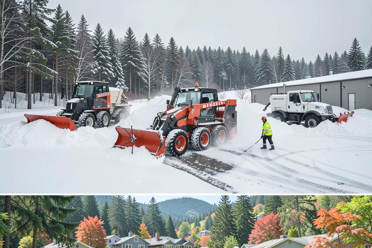 Retail Parking Lot Snow Removal in Fircrest, Pierce County, WA - Retail lots face the highest exposure during the December holiday shopping season when cold snaps collide with peak customer...
