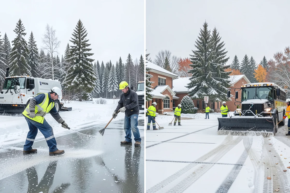 Retail Parking Lot Snow Removal in Gold Bar, Snohomish County, WA - Review store hours, high-traffic zones, and cart return areas