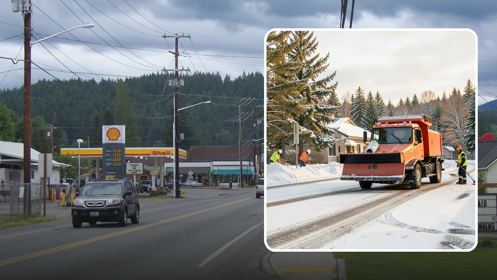 Retail Parking Lot Snow Removal in Granite Falls, Snohomish County, WA - Protect foot traffic and sales by keeping your retail parking lot cleared and safe through every Western Washington winter...