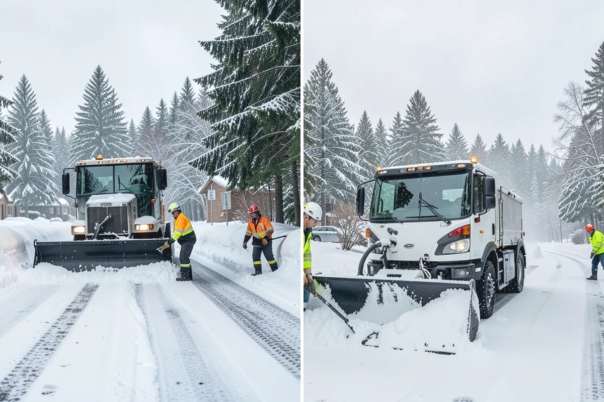 Retail Parking Lot Snow Removal in Hamilton, Skagit County, WA - Review store hours, high-traffic zones, and cart return areas