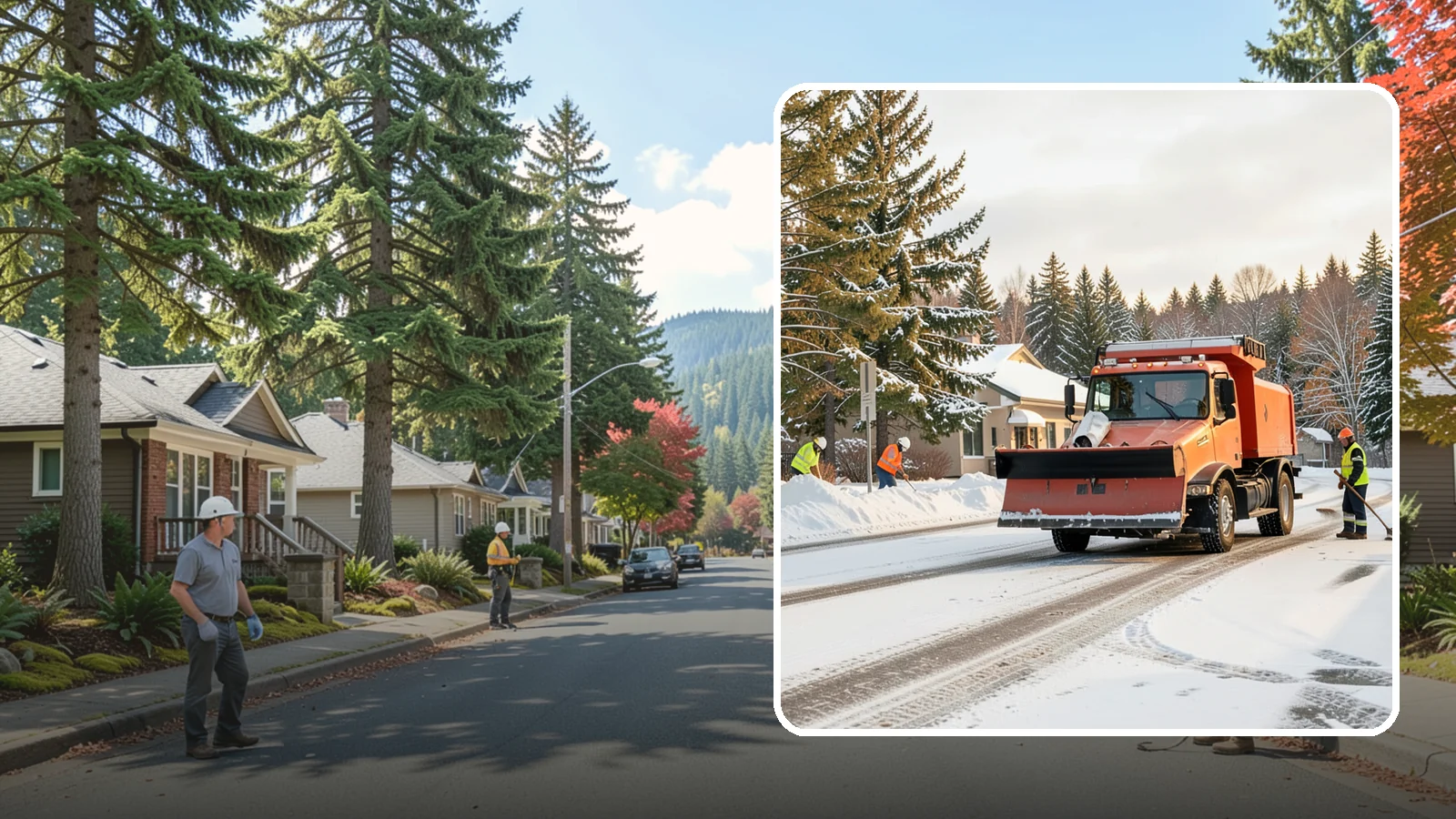 Retail Parking Lot Snow Removal in Hunts Point, King County, WA - Protect foot traffic and sales by keeping your retail parking lot cleared and safe through every Western Washington winter...