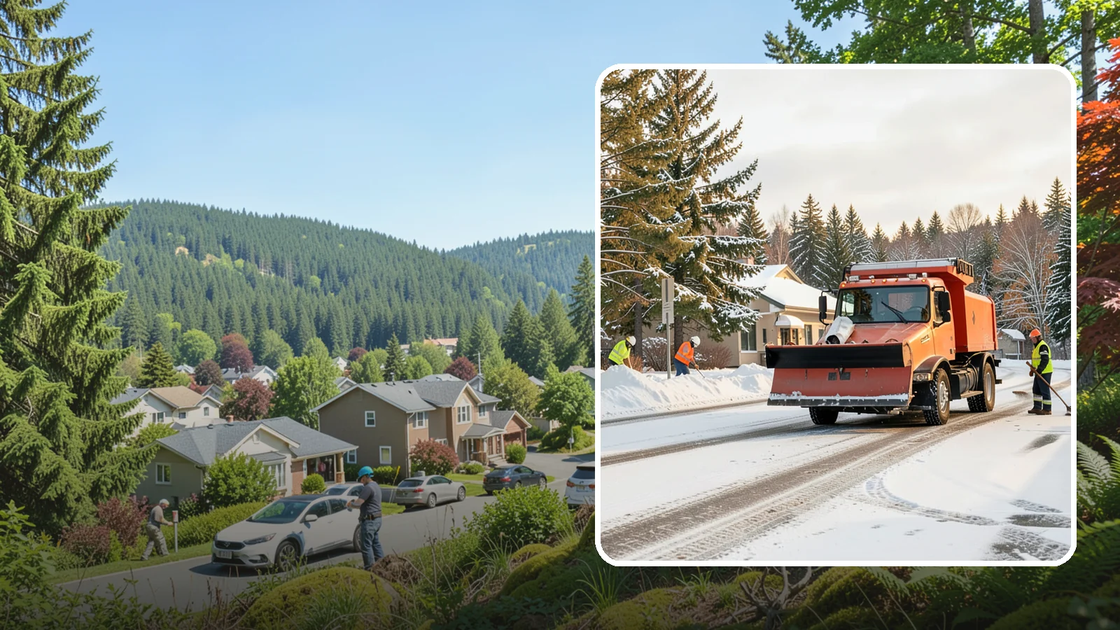 Retail Parking Lot Snow Removal in Index, Snohomish County, WA - Protect foot traffic and sales by keeping your retail parking lot cleared and safe through every Western Washington winter...