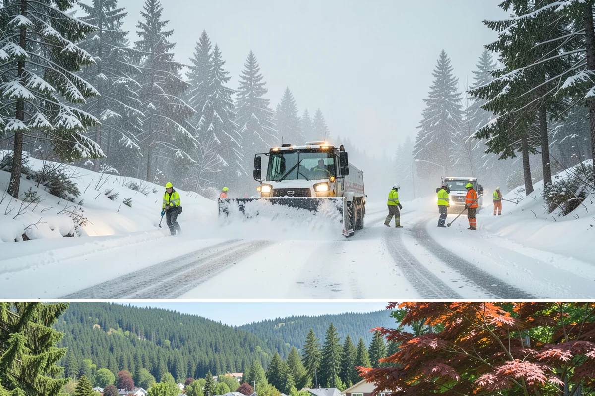 Retail Parking Lot Snow Removal in Index, Snohomish County, WA - Retail lots face the highest exposure during the December holiday shopping season when cold snaps collide with peak customer...