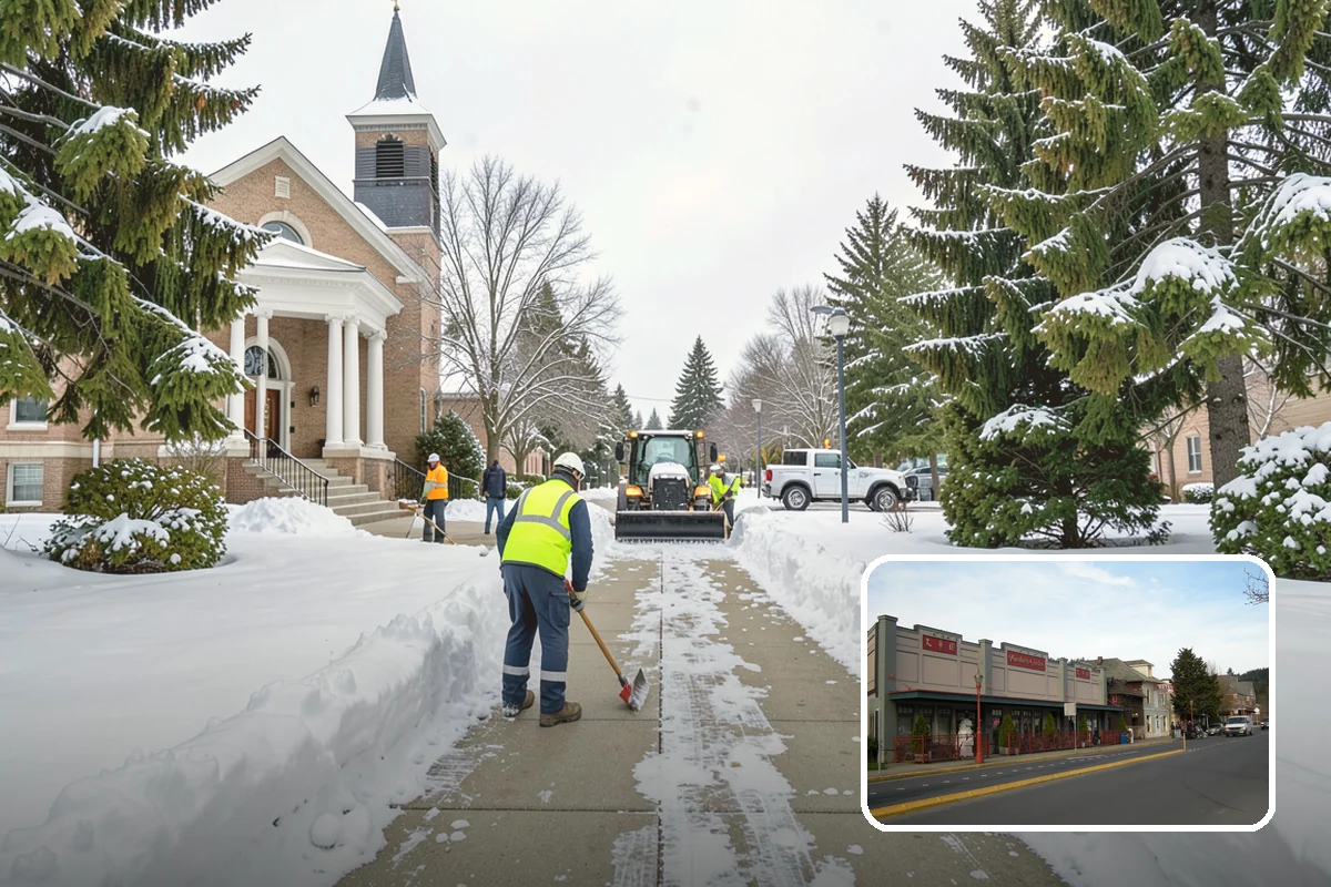 Retail Parking Lot Snow Removal in Issaquah, King County, WA - Cleared lots that keep shoppers coming during storms