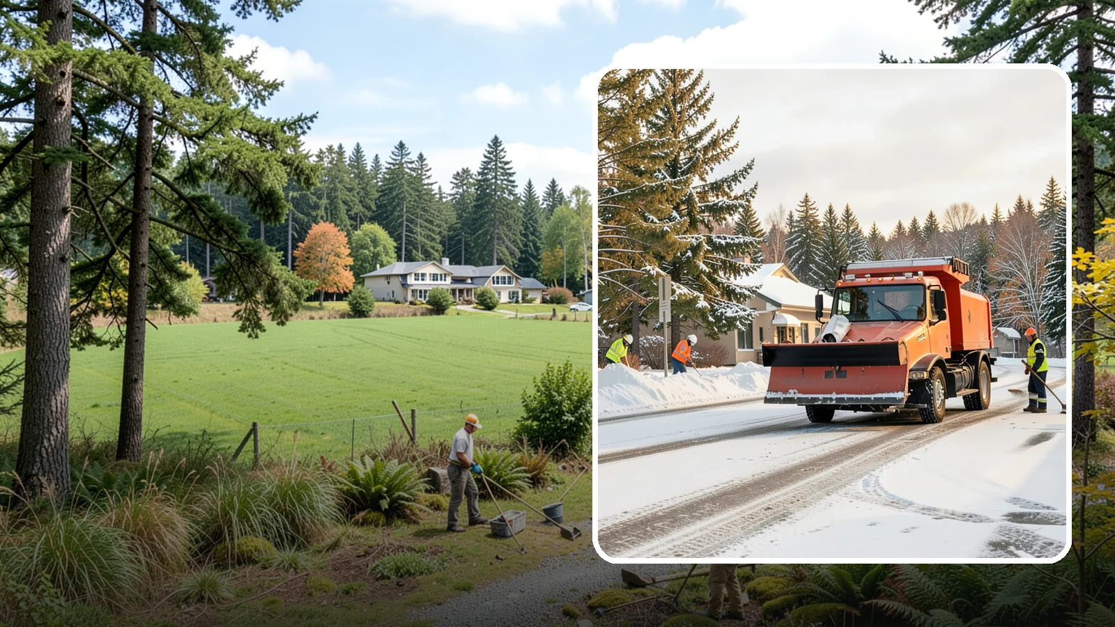Retail Parking Lot Snow Removal in Lyman, Skagit County, WA - Protect foot traffic and sales by keeping your retail parking lot cleared and safe through every Western Washington winter...