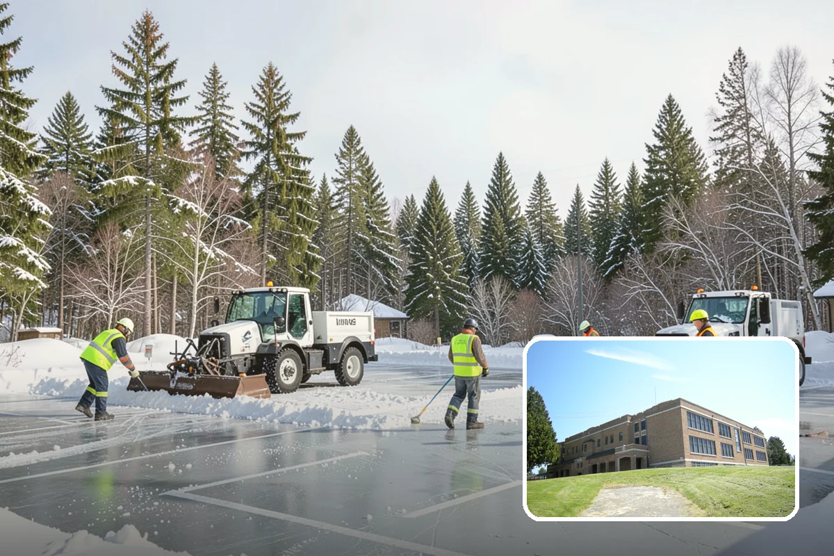 Retail Parking Lot Snow Removal in Maple Valley, King County, WA - Cleared lots that keep shoppers coming during storms