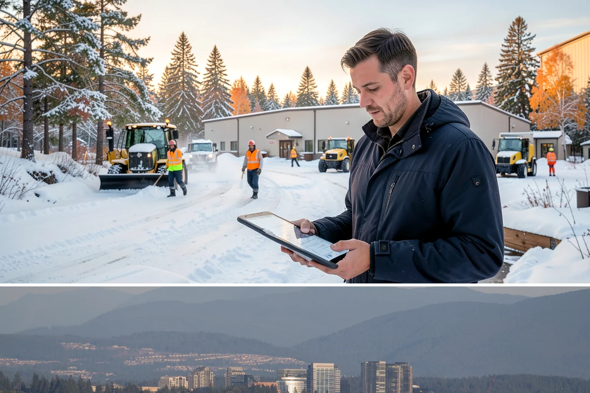 Retail Parking Lot Snow Removal in Medina, King County, WA - Retail lots face the highest exposure during the December holiday shopping season when cold snaps collide with peak customer...