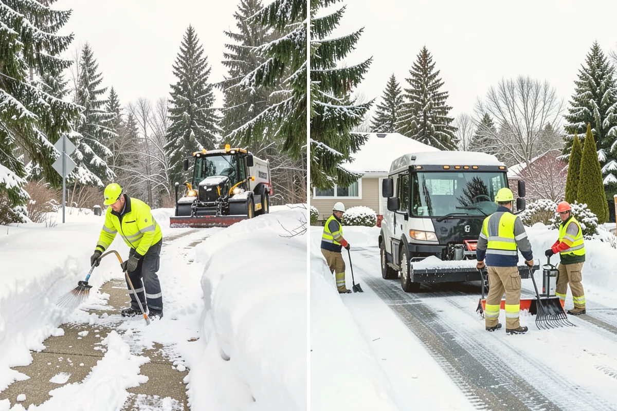 Retail Parking Lot Snow Removal in Mount Vernon, Skagit County, WA - Review store hours, high-traffic zones, and cart return areas