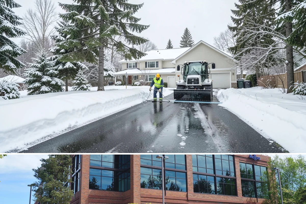 Retail Parking Lot Snow Removal in Mountlake Terrace, Snohomish County, WA - Retail lots face the highest exposure during the December holiday shopping season when cold snaps collide with peak customer...