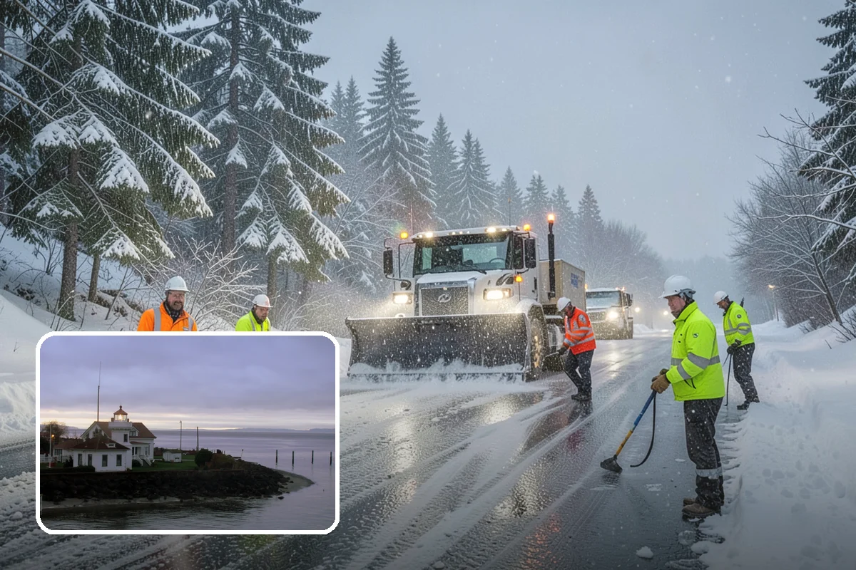 Retail Parking Lot Snow Removal in Mukilteo, Snohomish County, WA - Cleared lots that keep shoppers coming during storms
