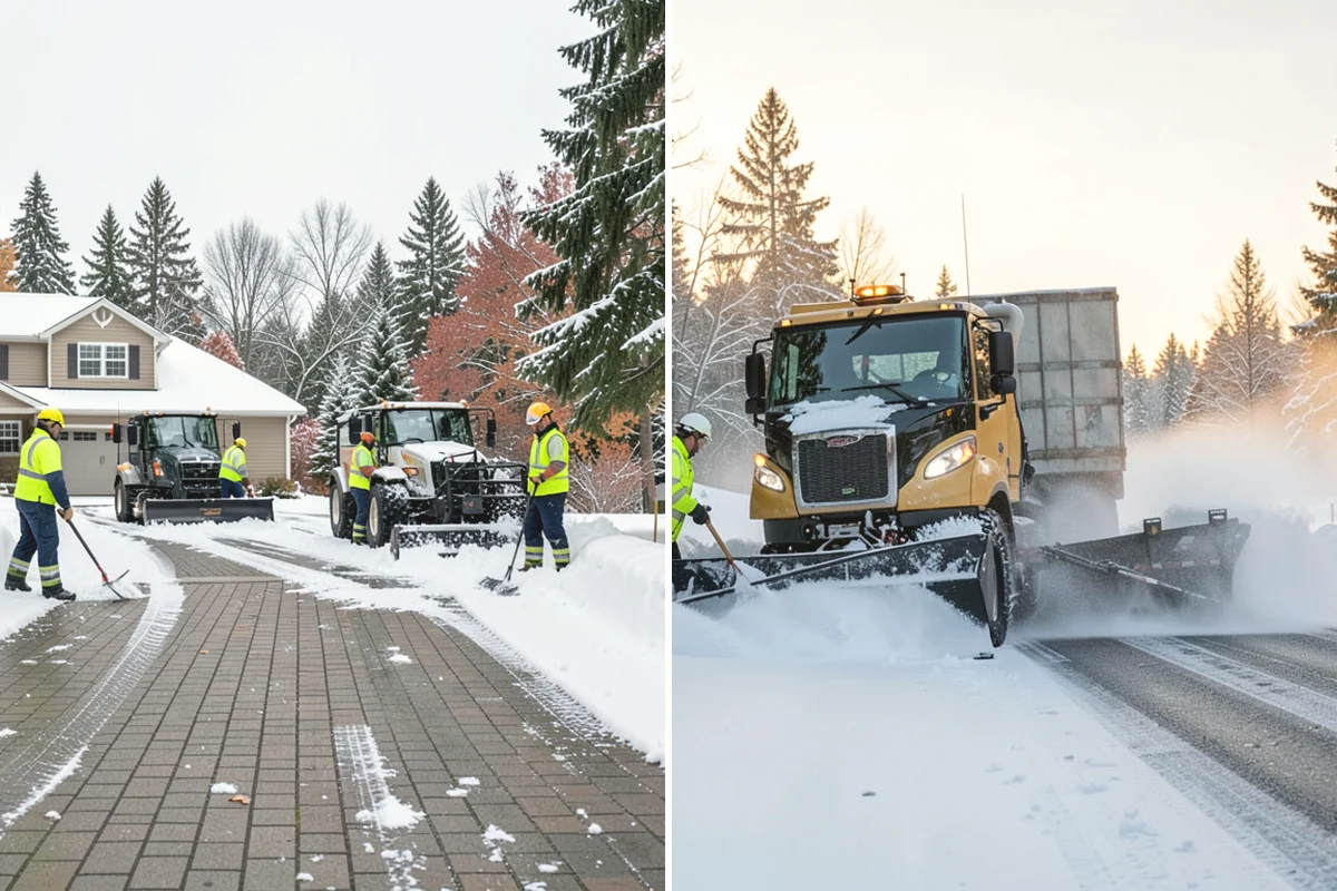 Retail Parking Lot Snow Removal in Mukilteo, Snohomish County, WA - Review store hours, high-traffic zones, and cart return areas