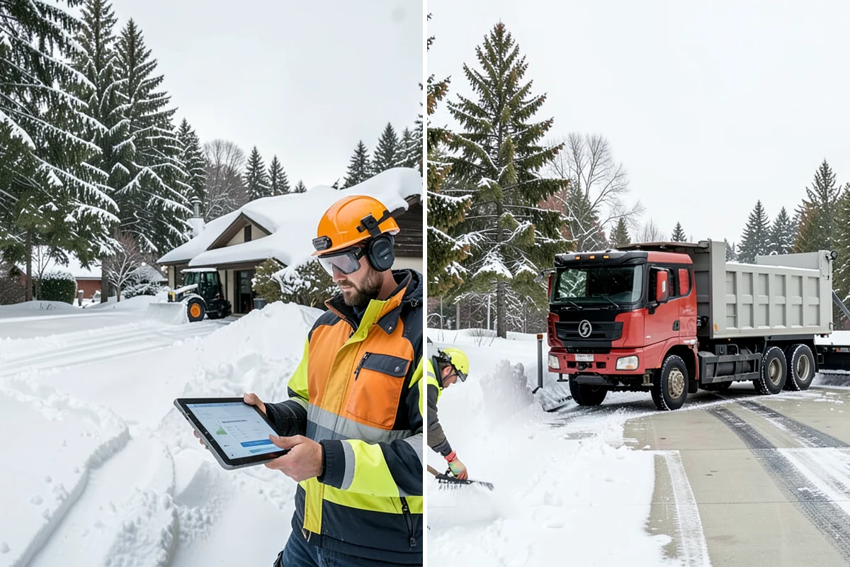 Retail Parking Lot Snow Removal in Normandy Park, King County, WA - Review store hours, high-traffic zones, and cart return areas