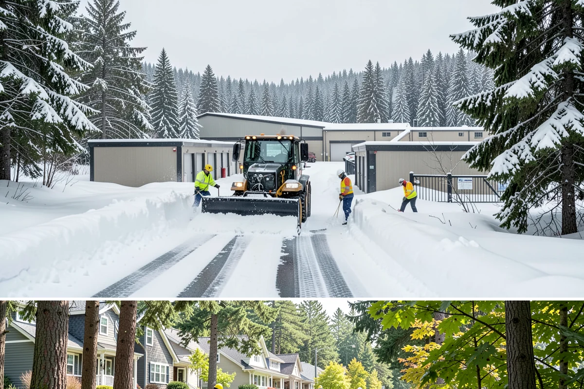 Retail Parking Lot Snow Removal in Normandy Park, King County, WA - Retail lots face the highest exposure during the December holiday shopping season when cold snaps collide with peak customer...