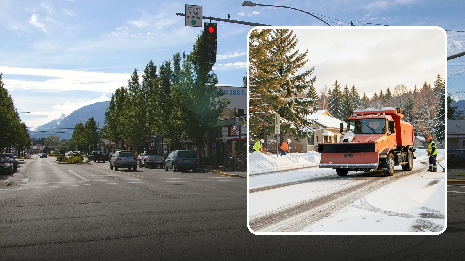 Retail Parking Lot Snow Removal in North Bend, King County, WA - Protect foot traffic and sales by keeping your retail parking lot cleared and safe through every Western Washington winter...