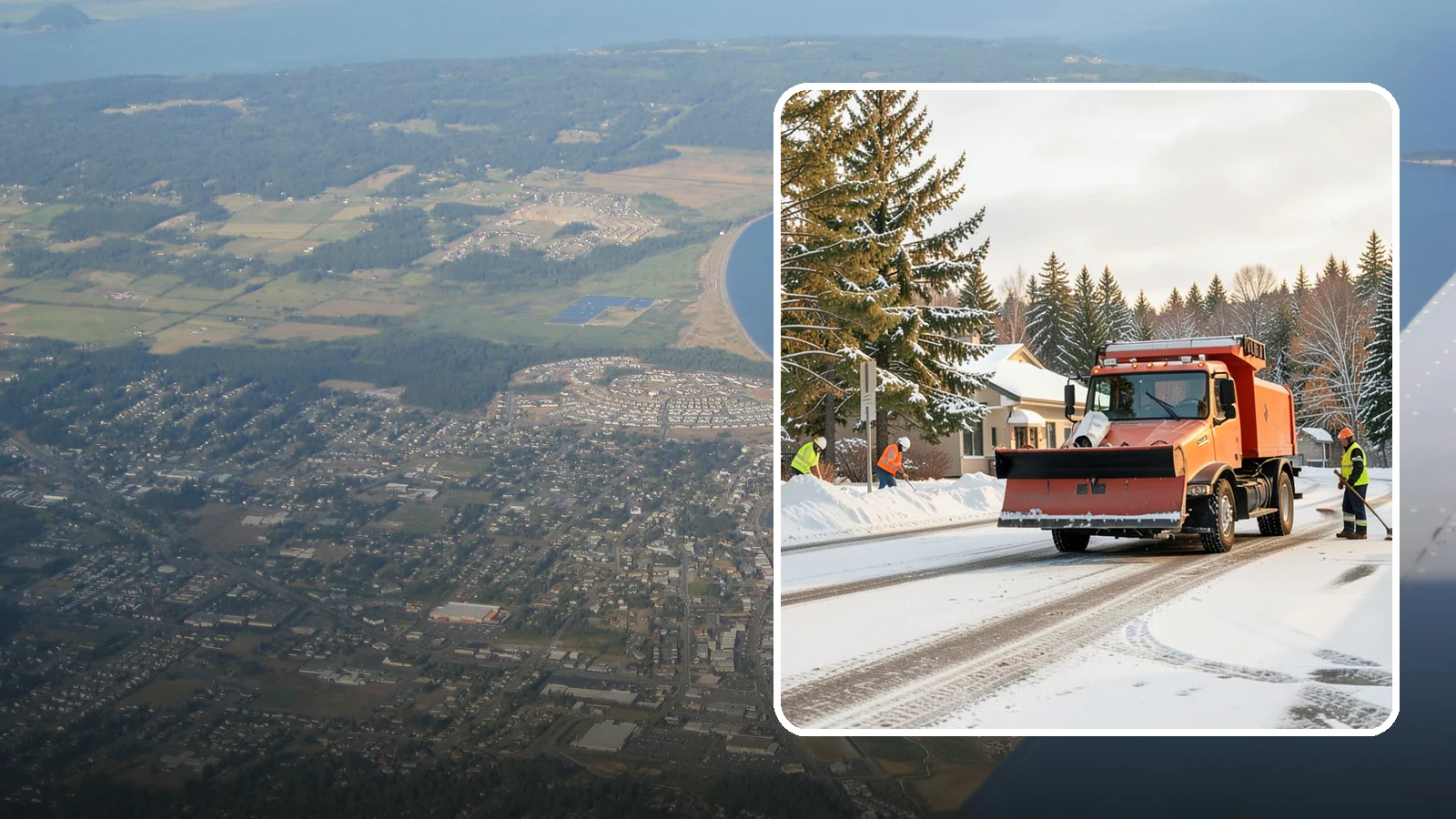 Retail Parking Lot Snow Removal in Oak Harbor, Island County, WA - Protect foot traffic and sales by keeping your retail parking lot cleared and safe through every Western Washington winter...