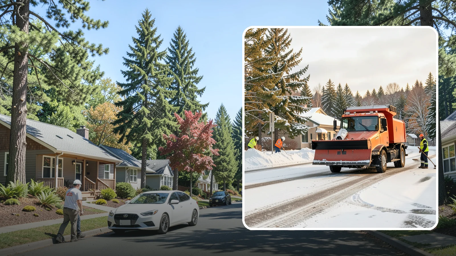 Retail Parking Lot Snow Removal in Orting, Pierce County, WA - Protect foot traffic and sales by keeping your retail parking lot cleared and safe through every Western Washington winter...