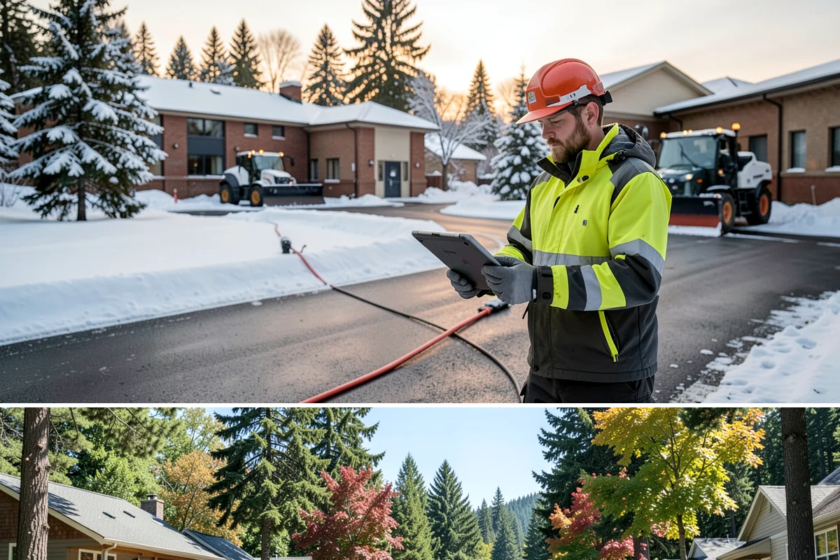 Retail Parking Lot Snow Removal in Orting, Pierce County, WA - Retail lots face the highest exposure during the December holiday shopping season when cold snaps collide with peak customer...