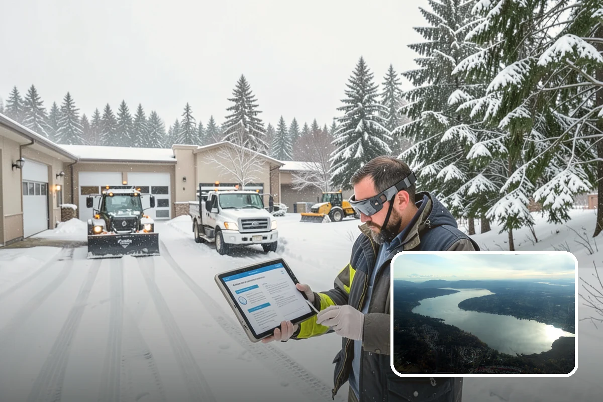 Retail Parking Lot Snow Removal in Sammamish, King County, WA - Cleared lots that keep shoppers coming during storms
