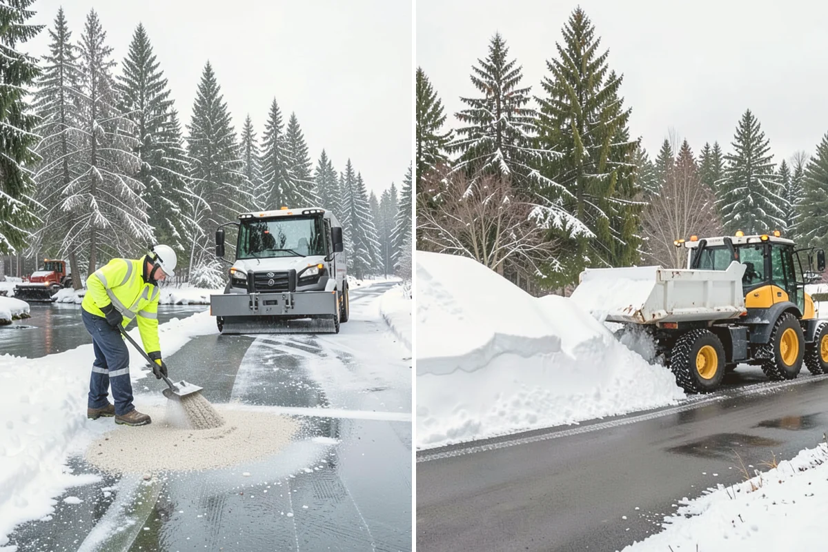 Retail Parking Lot Snow Removal in Sammamish, King County, WA - Review store hours, high-traffic zones, and cart return areas